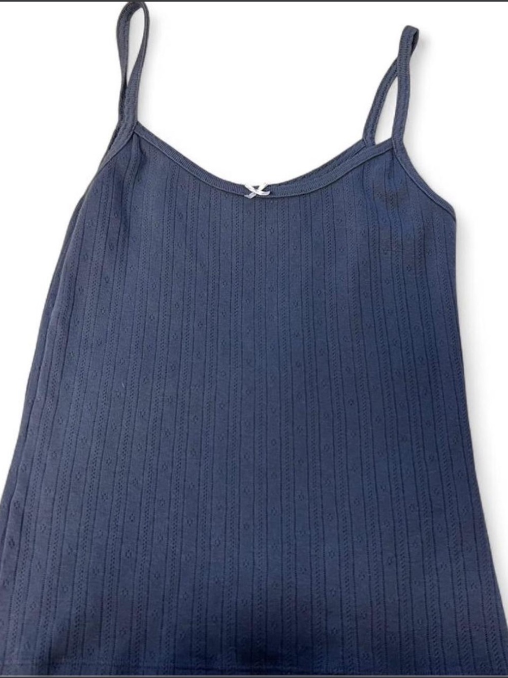 Brandy Melville Blue Ribbed Tank Top